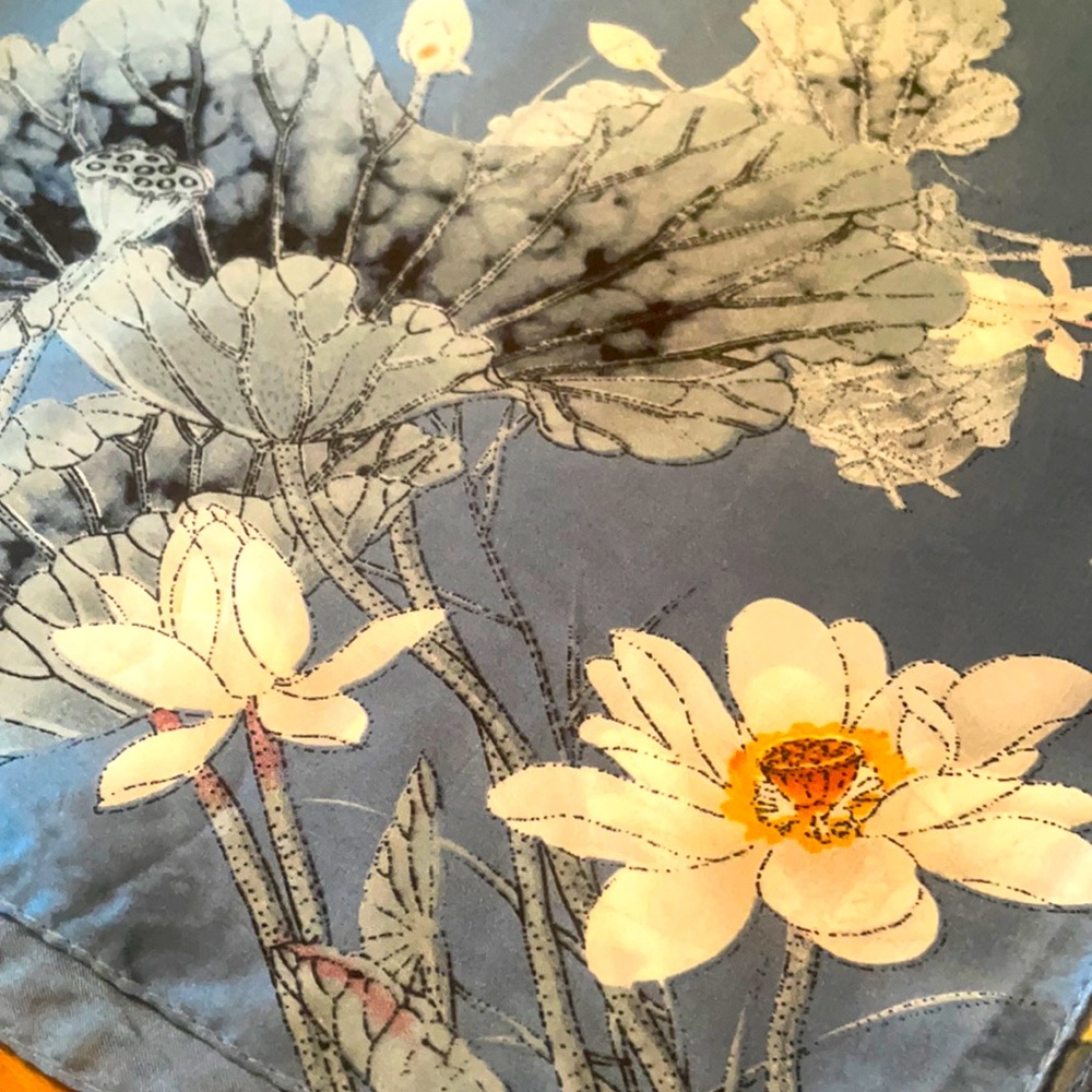 Silk scarf 28x28